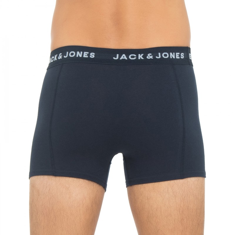 Jack & Jones 7-er Set Trunks Blau, Grau & Schwarz