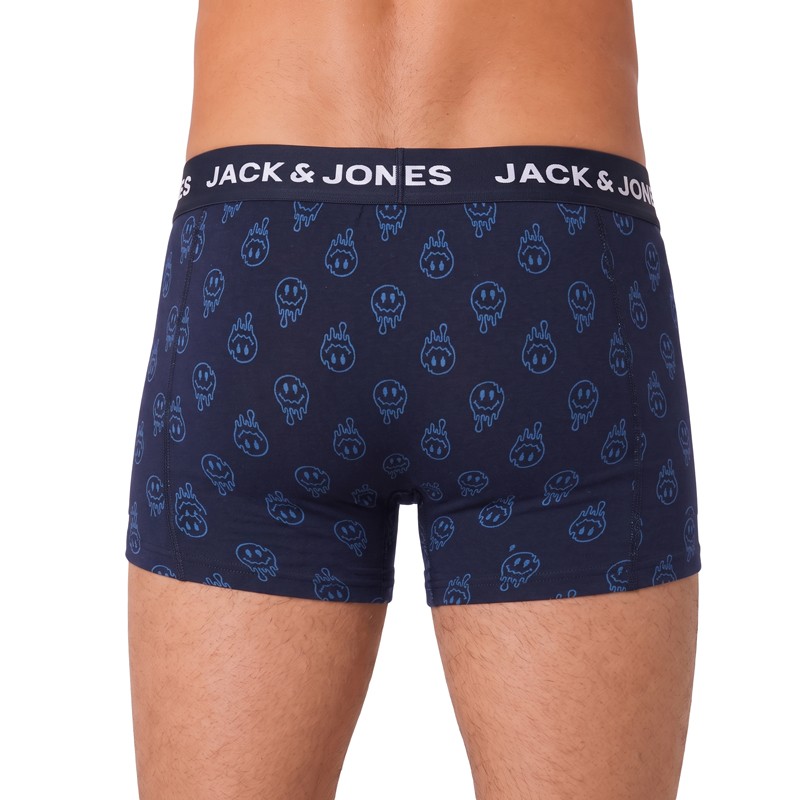 Jack & Jones 5-er Set Trunks Dunkelblau Schwarz verschiedene Muster