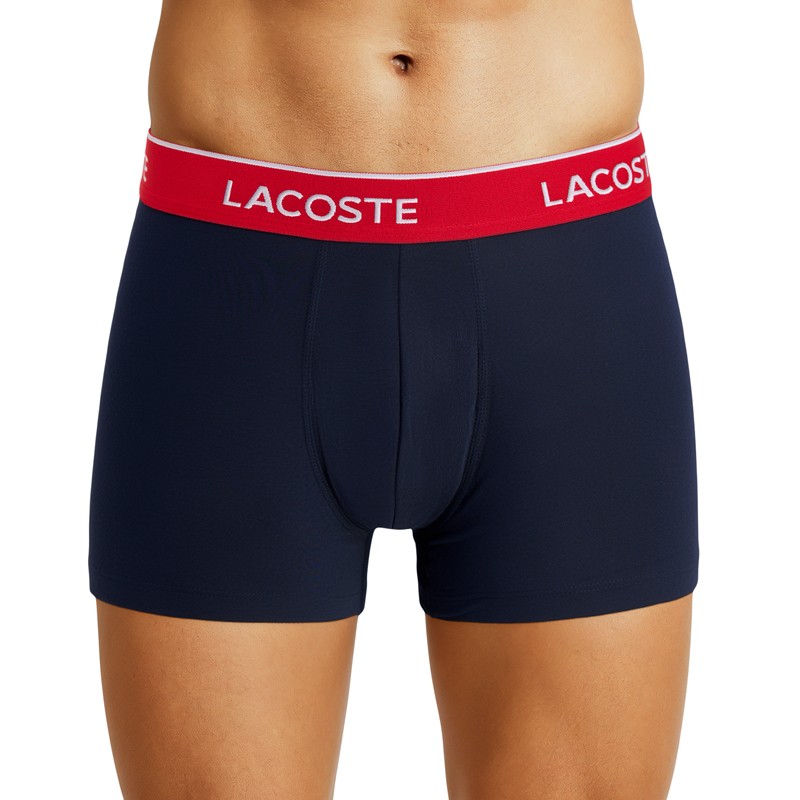 Boxerman_Herrenunterwäsche_Boxershorts_ Lacoste_5-er Set_Trunks_Dunkelblau