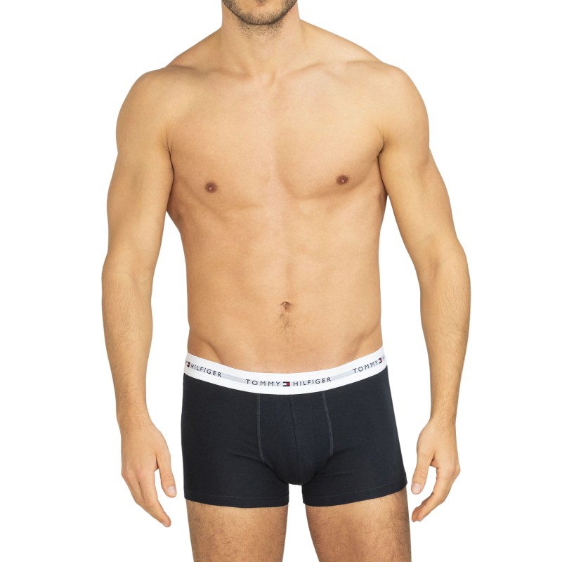 TommyHilfiger_3-erSet_Trunks_Blau_mitverschiedenfarbigemWebbund