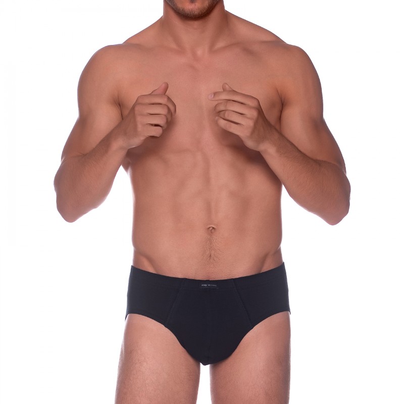 Boxerman_Herrenunterwäsche_Mey_Mini Slip_Schwarz