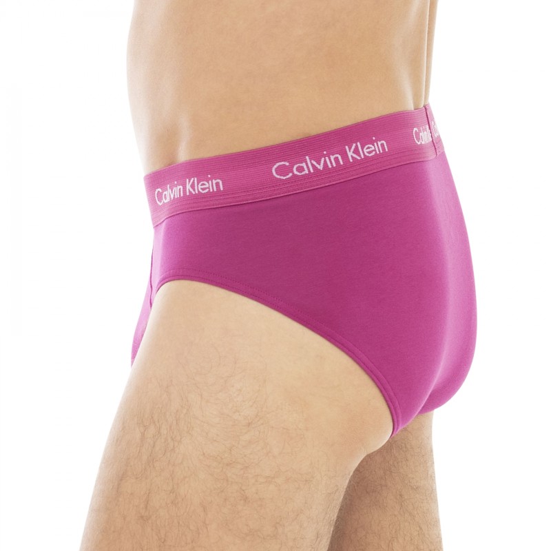 CalvinKlein_5-erSet_Slips_Pink,Grau,Orange,Schwarz&Beige