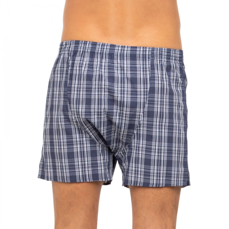 Boxerman_Herrenunterwäsche_D.E.A.L International_Boxershorts_Blau_kariert