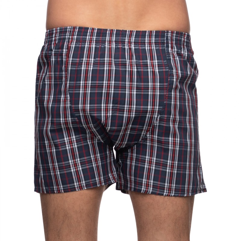 Boxerman_Herrenunterwäsche_D.E.A.LInternational_Boxershorts_Blau Rot_kariert
