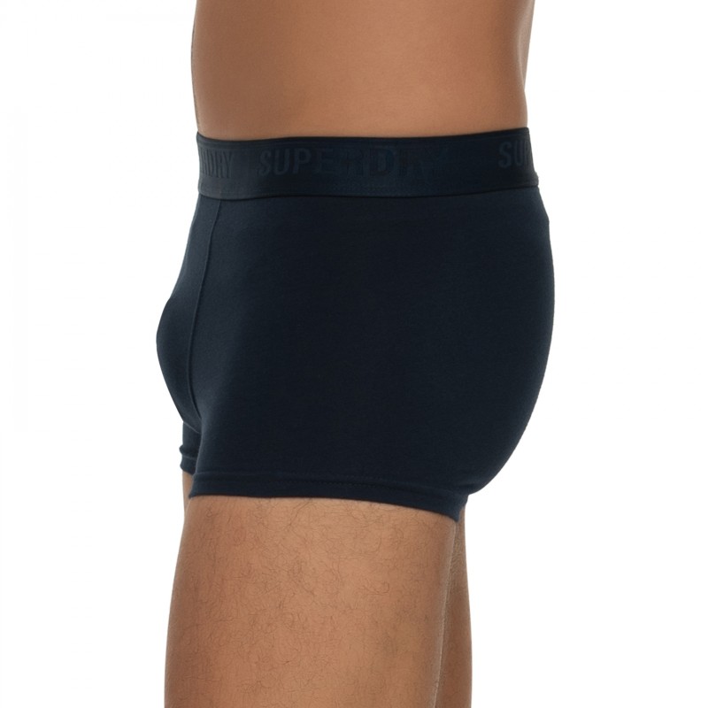 Boxerman_Herrenunterwäsche_Boxershorts_Superdry_3-er Set_Trunks_Blau