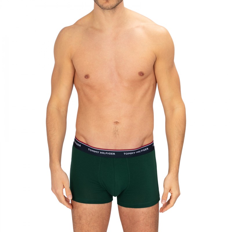 TommyHilfiger_3-erSet_Trunks_Grün,Grau&Blau