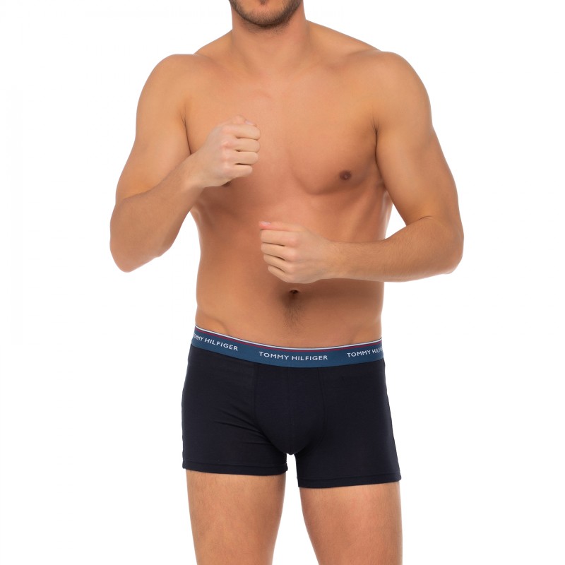 Boxerman_Herrenunterwäsche_Tommy Hilfiger_3-er Set_Trunks_Dunkelblau