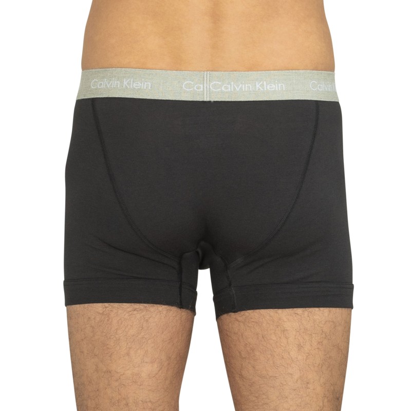 CalvinKlein_3-erSet_Trunks_Schwarz_verschiedenfarbigerWebbund