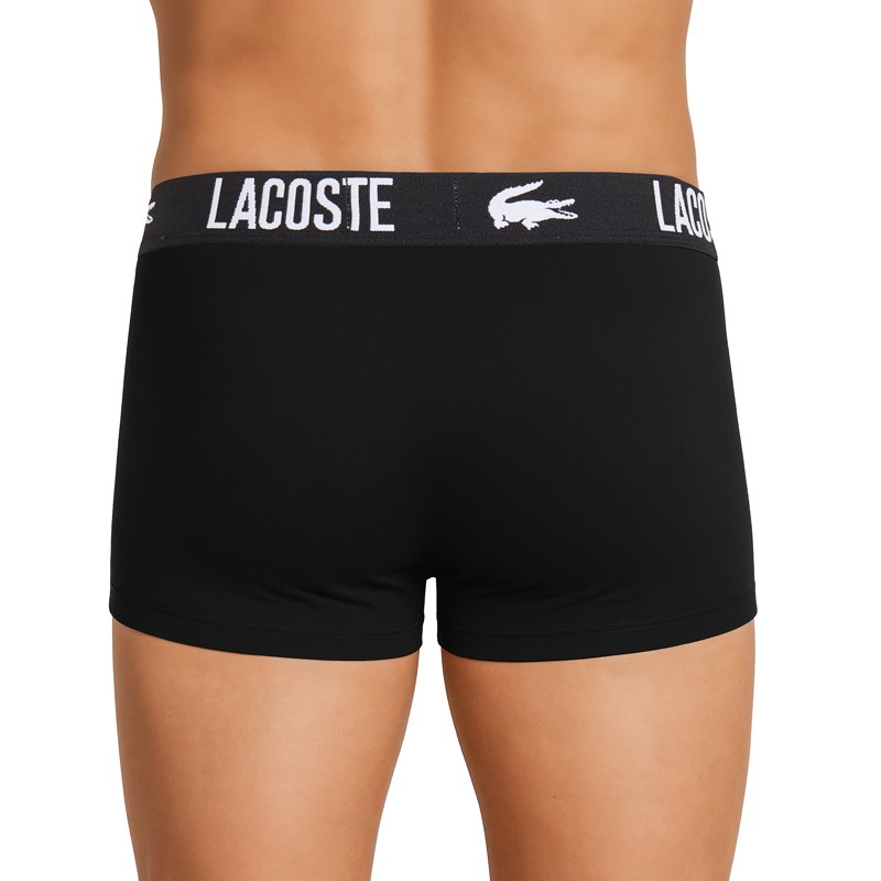 Boxerman_Herrenunterwäsche_Boxershorts_ Lacoste_3-er Set_Trunks_Schwarz