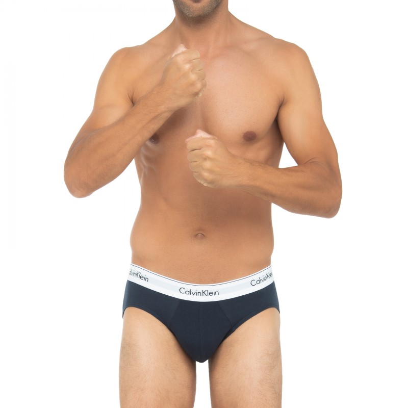 Boxerman_Herrenunterwäsche_Calvin Klein_3-er Set_Slips_Blau Grau & Hellblau