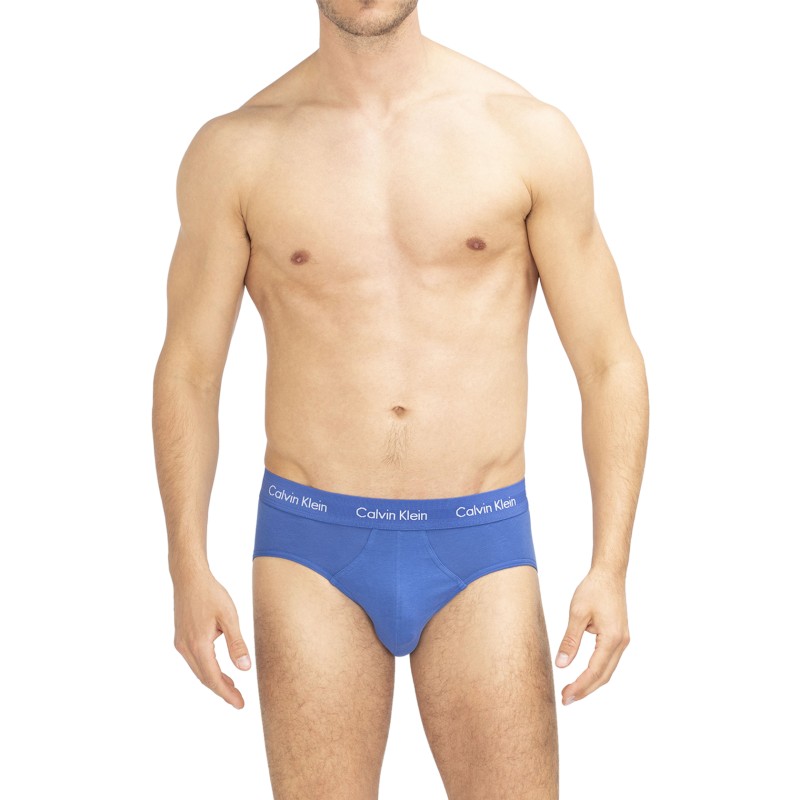 CalvinKlein_3-erSet_HipBriefs_Schwarz&Blau