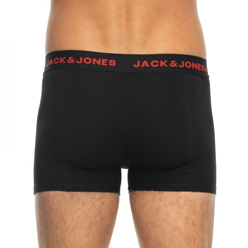Jack&Jones_5-erSet_Trunks_Schwarz_mitverschiedenfarbigemWebbund
