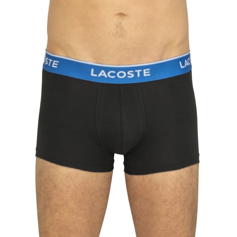Lacoste_3-erSet_Trunks_Schwarz_mitverschiedenfarbigemWebbund