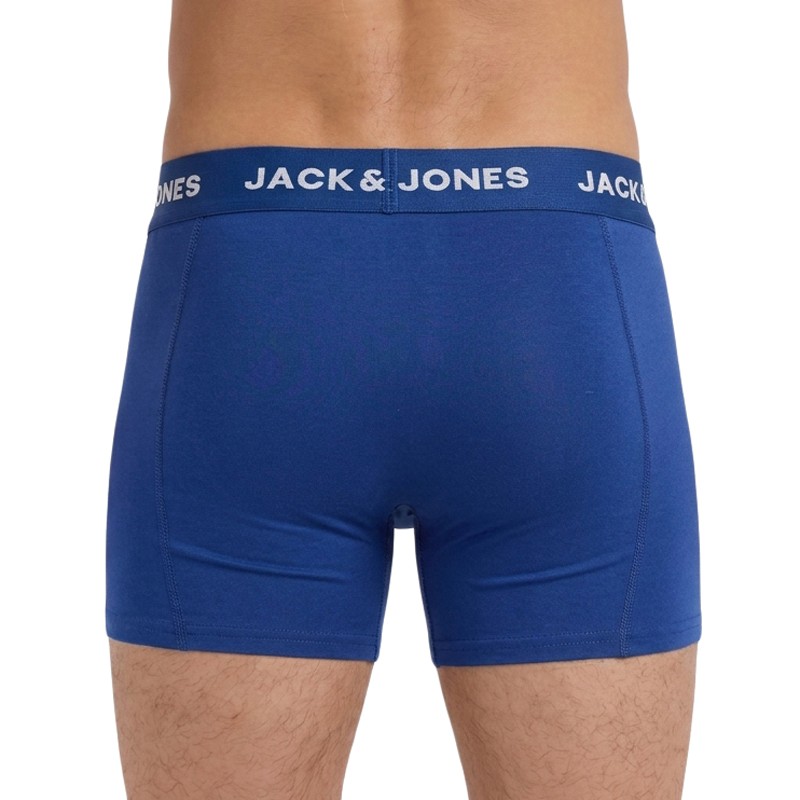 Jack & Jones 5-er Set Trunks Blau verschiedene Muster