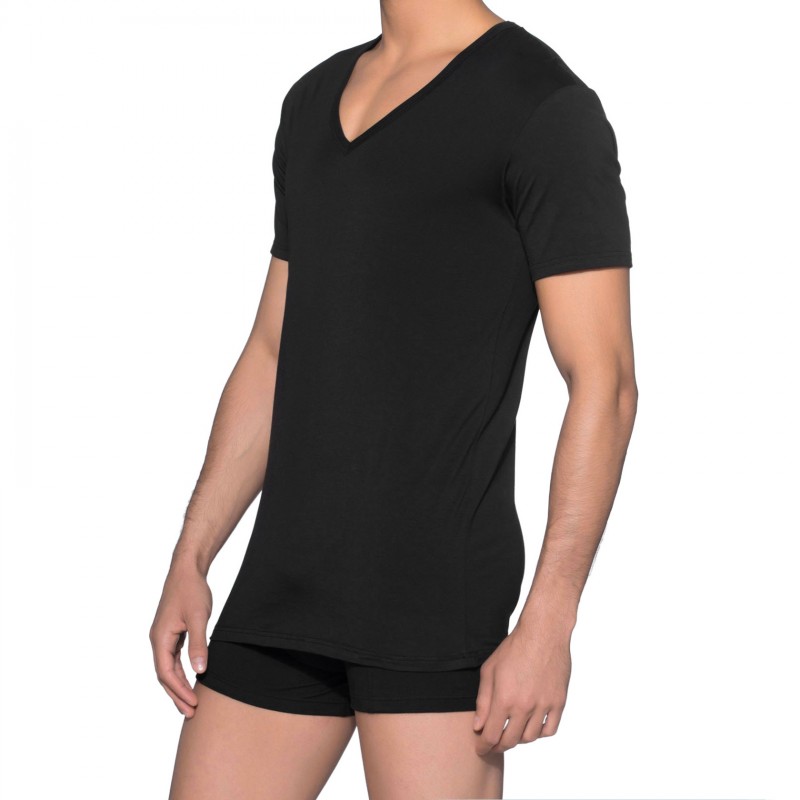 Boxerman_Herrenunterwäsche_T-Shirt_Mey_Unterhemd_Dry Cotton_Schwarz