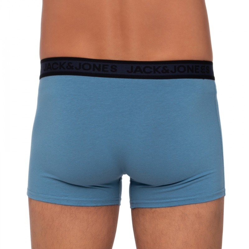Boxerman_Herrenunterwäsche_Boxershorts_Jack & Jones_Set_Trunks_Schwarz, Blau & Motiv