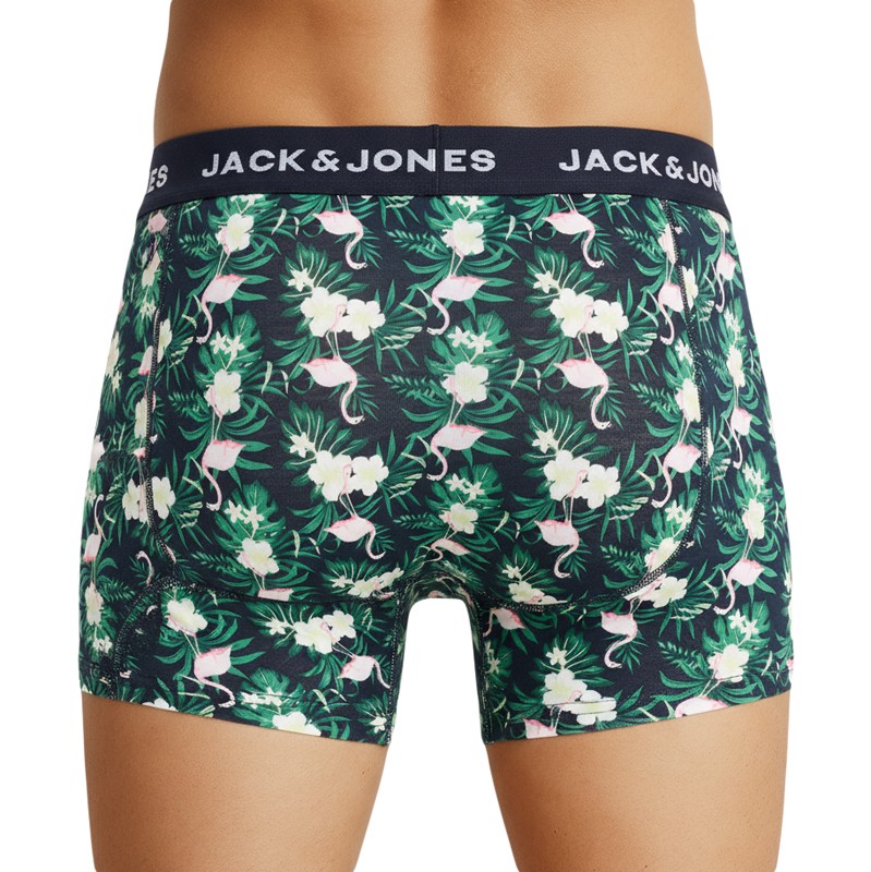 Jack & Jones 3-er Set Trunks Schwarz Jacflamingo