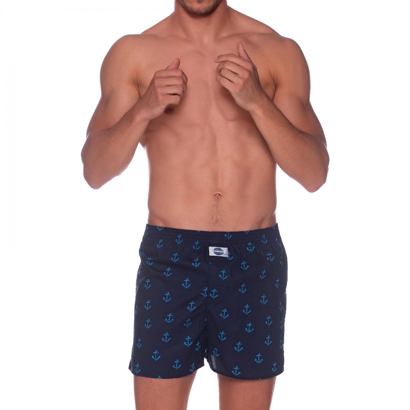Boxerman_Herrenunterwäsche_D.E.A.LInternational_Boxershorts_Blau_Motiv