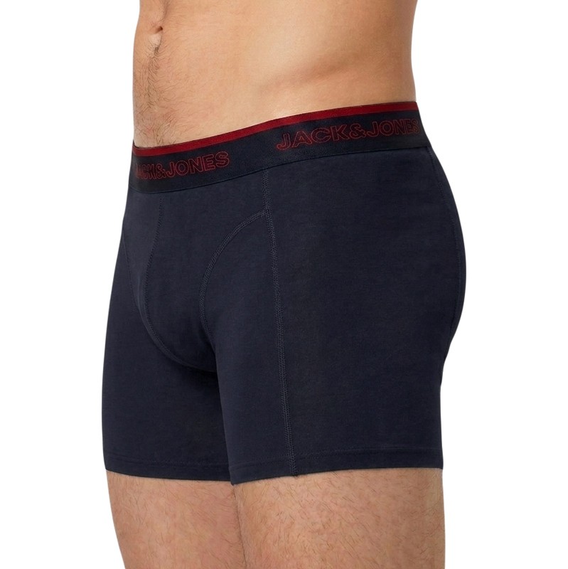 Jack & Jones 5-er Set Trunks Dunkelblau verschiedenfarbiger Bund