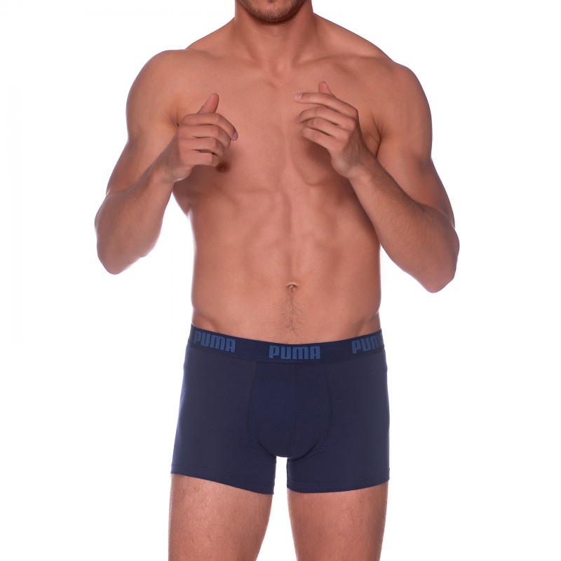 Boxerman_Herrenunterwäsche_Boxershorts_Retroshorts_Puma_2-er Set_Basic Boxer_Blau
