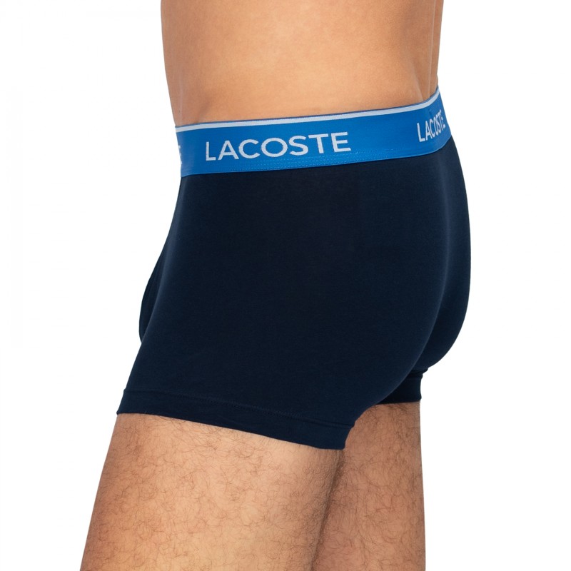 Lacoste_3-erSet_Trunks_Dunkelblau_mitverschiedenfarbigemWebbund