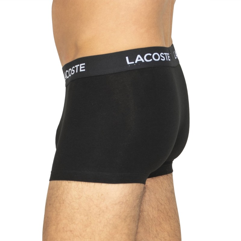 Lacoste 5-er Set Trunks Schwarz mit verschiedenfarbigem Webbund