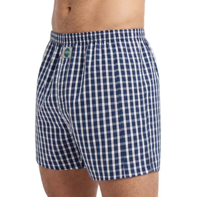 D.E.A.LInternational_Boxershorts_Dunkelblau_Weiß_kariert