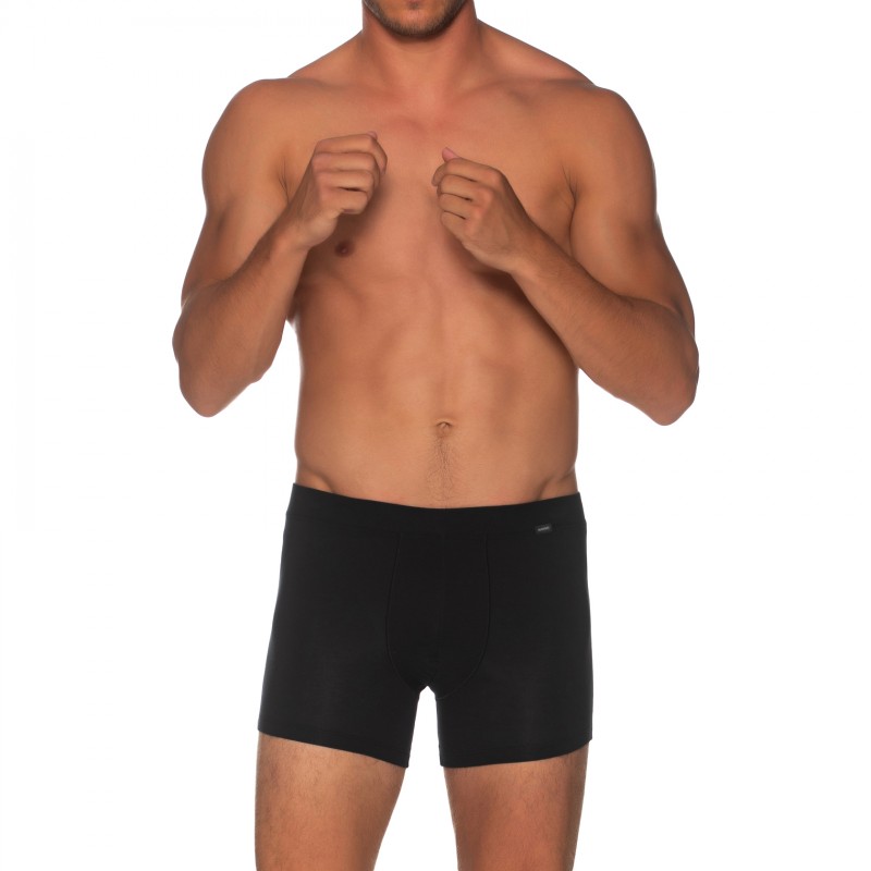Boxerman_Herrenunterwäsche_Boxershorts_Retroshorts_Hanro_Pants_Schwarz
