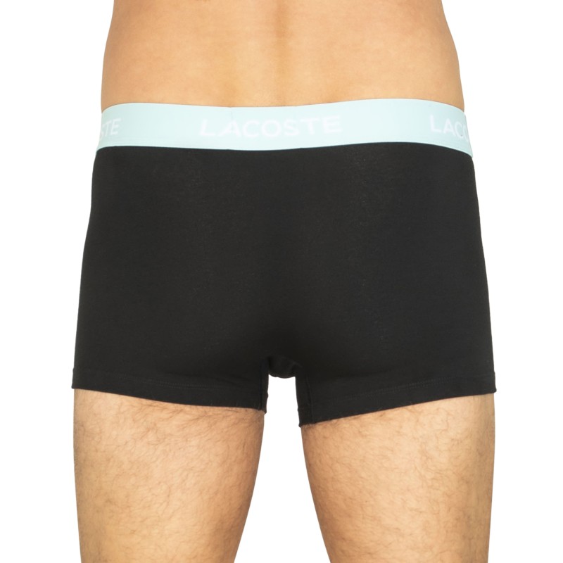 Lacoste 5-er Set Trunks Schwarz mit verschiedenfarbigem Webbund