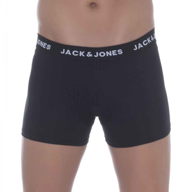 Jack&Jones_3-erSet_Trunks_Schwarz&Weiß_mitfruchtigemPrint