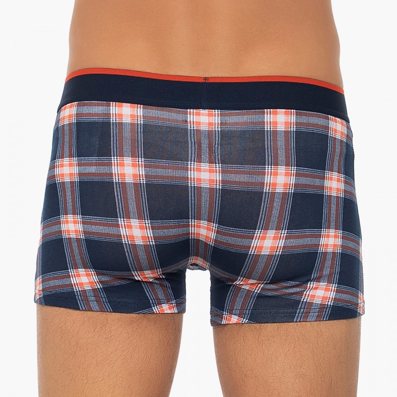 Boxerman_Herrenunterwäsche_Boxershorts_Seidensticker_3-er Set_Trunks_Blau & Kariert