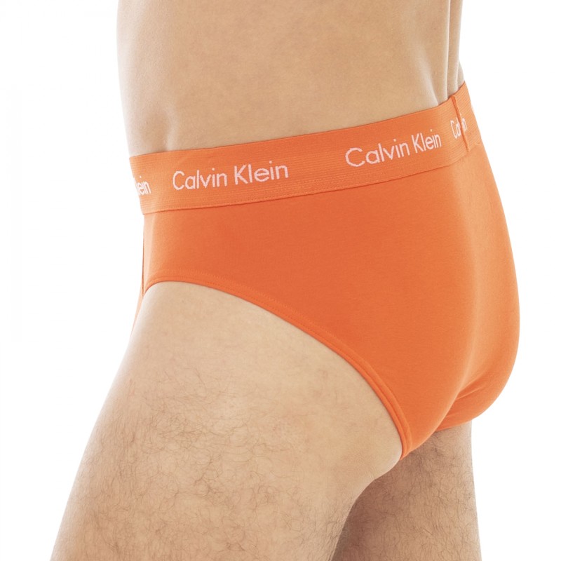 CalvinKlein_5-erSet_Slips_Pink,Grau,Orange,Schwarz&Beige
