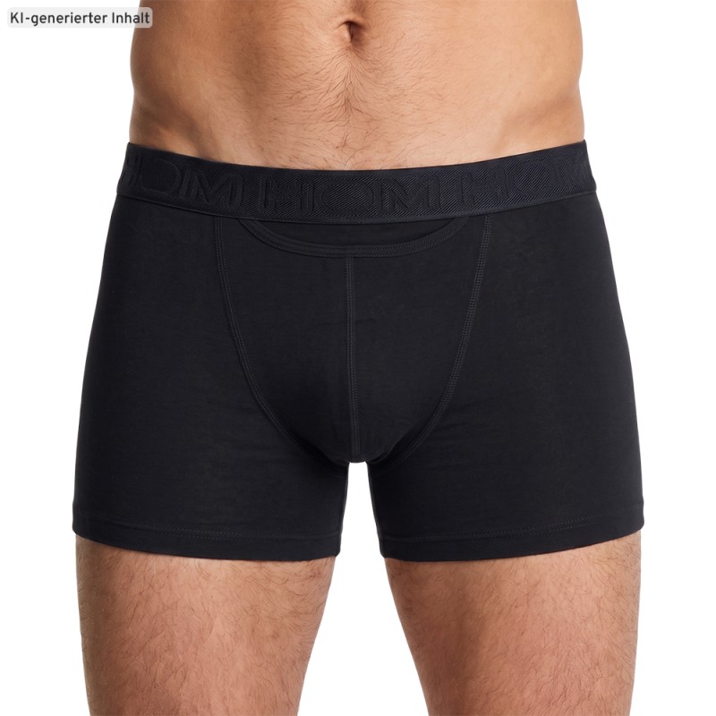 HOM_2-erSet_BoxerBriefs_Schwarz_mitMuster