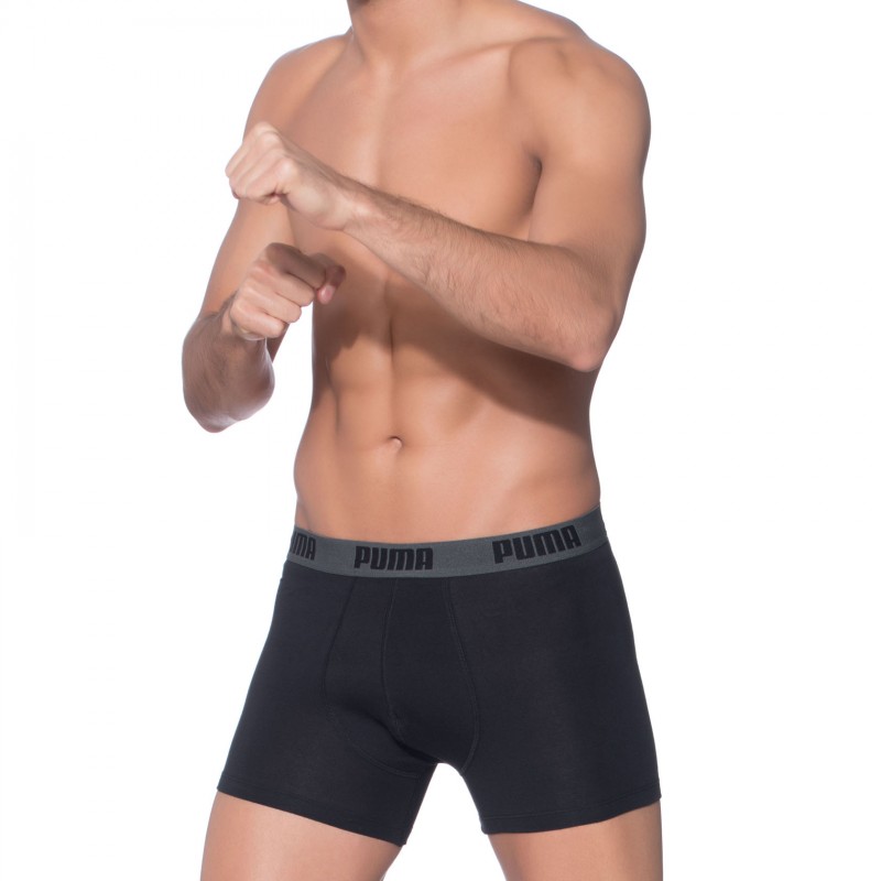 Puma_ 2-er Set_ Trunks_ Schwarz