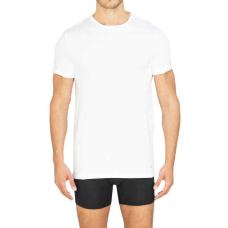 Calvin Klein 3-er Set T-Shirt Weiß, Grau & Blau
