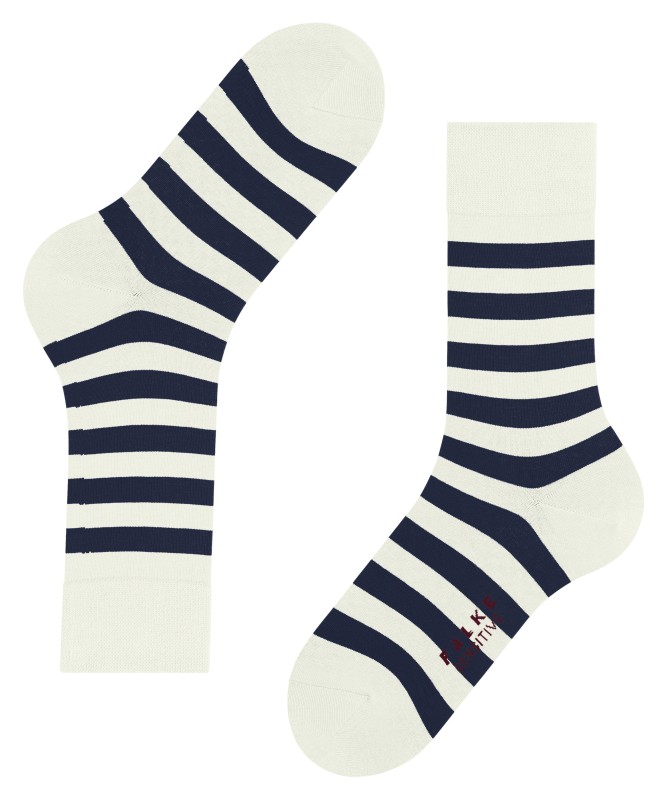 Falke_Socken_MappdLine_Weiß_Blau