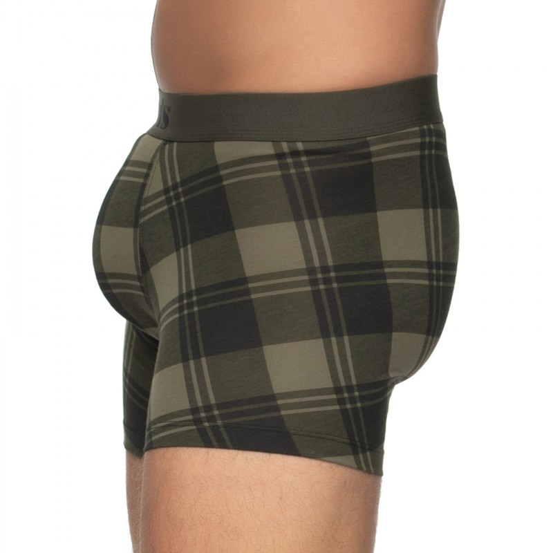 Boxerman_Herrenunterwäsche_Boxershorts_Levi's_2-er Set_Boxer Briefs_Khaki Grün Katiert