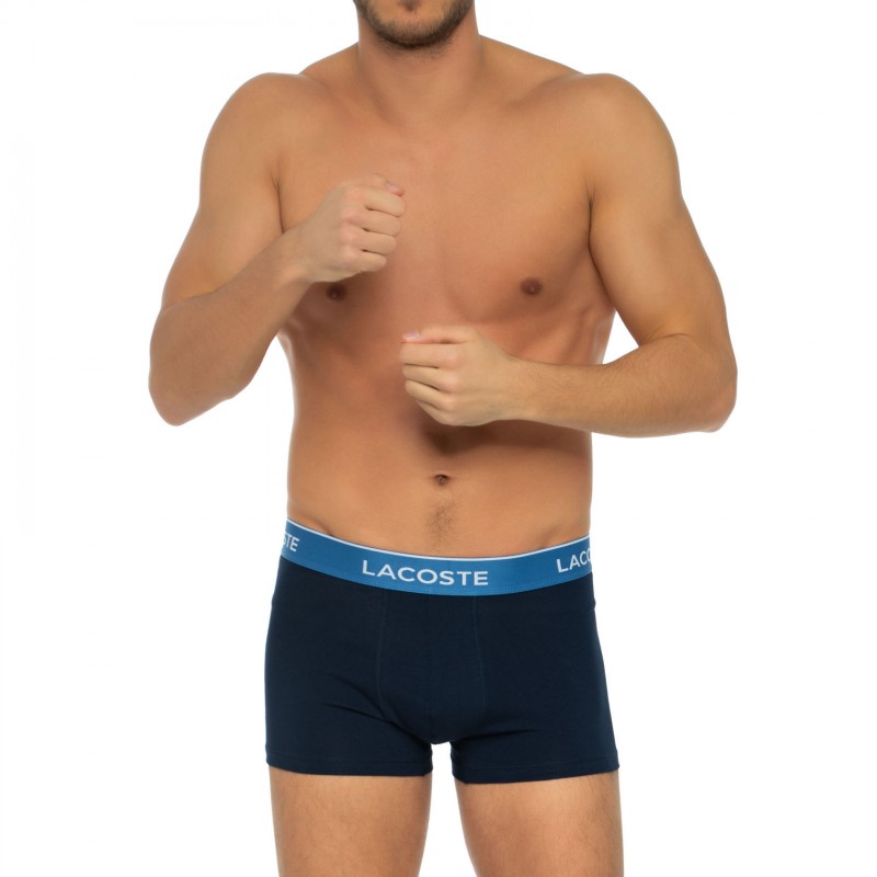 Boxerman_Herrenunterwäsche_Boxershorts_Lacoste_3-er Set_Trunks_Schwarz