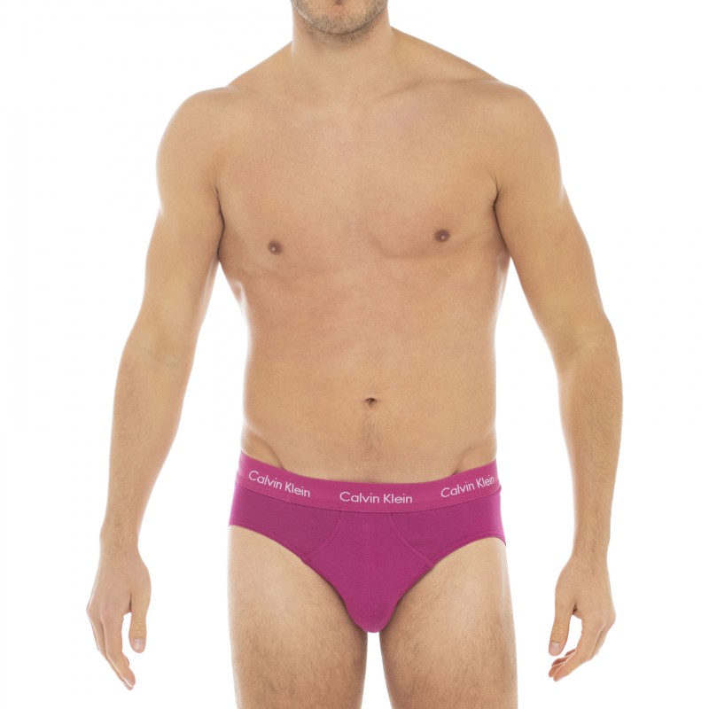 CalvinKlein_5-erSet_Slips_Pink,Grau,Orange,Schwarz&Beige