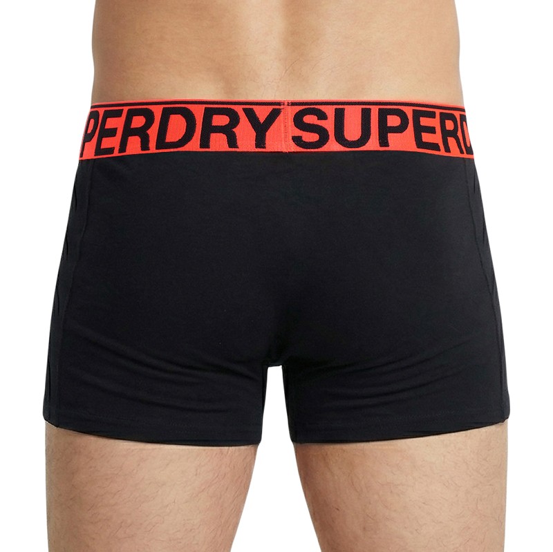 Superdry_3-erSet_Trunks_Schwarz,Orange&Grau