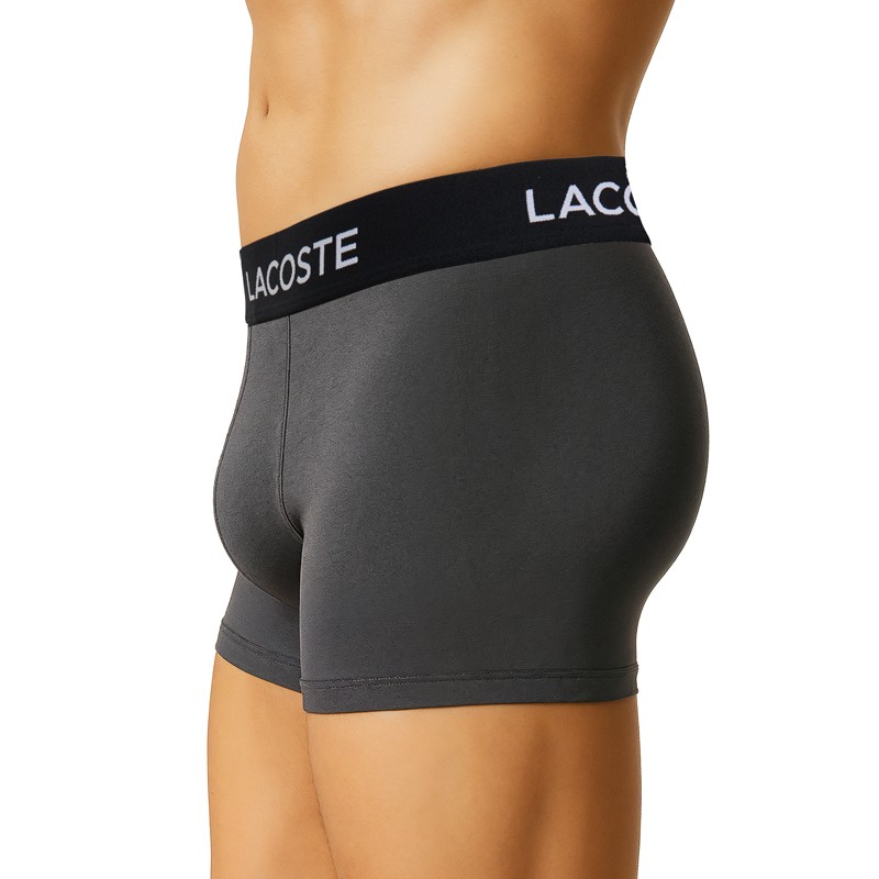 Boxerman_Herrenunterwäsche_Boxershorts_ Lacoste_5-er Set_Trunks_Grau