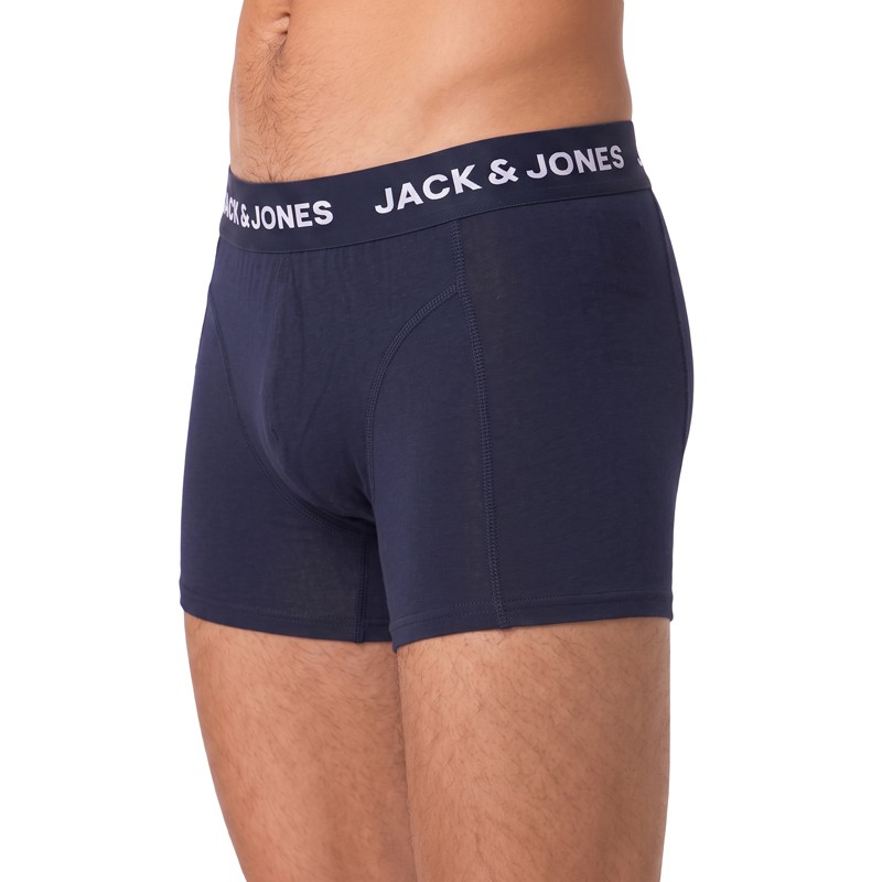 Jack & Jones 5-er Set Trunks Dunkelblau Schwarz verschiedene Muster