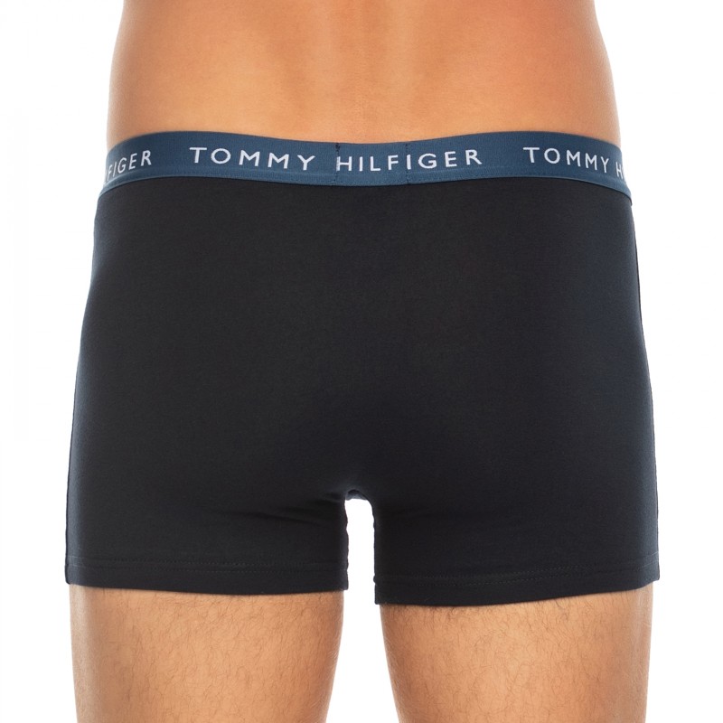 Tommy Hilfiger 5-er Set Trunks Blau mit verschiedenfarbigen Webbund