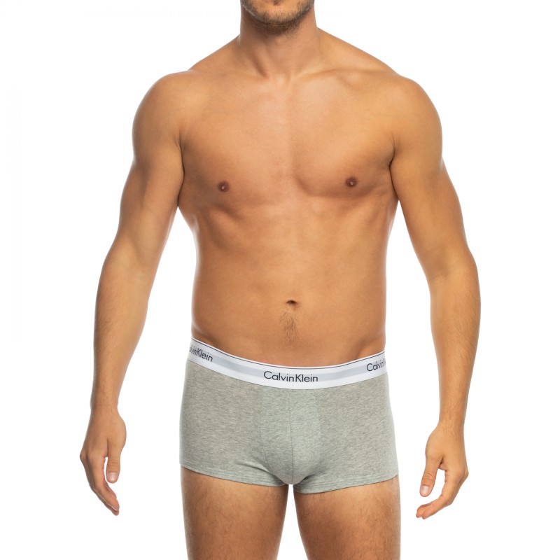 CalvinKlein_3-erSet_LowRise_Trunks_Schwarz,Grau&Weiß
