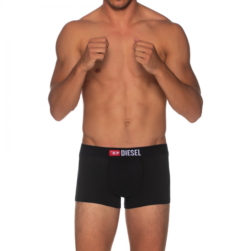 Boxerman_Herrenunterwäsche_Boxershorts_Retroshorts_Diesel_3-er Set_Trunks_Schwarz