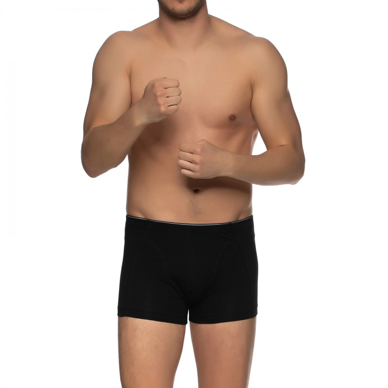 Boxerman_Herrenunterwäsche_Boxershorts_Schiesser_Trunks_Schwarz
