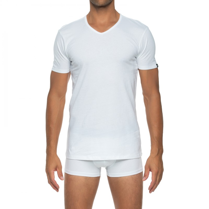 Boxerman_Herrenunterwäsche_Unterhemden_Puma_2-er Set_V-Neck_T-Shirts_Weiß