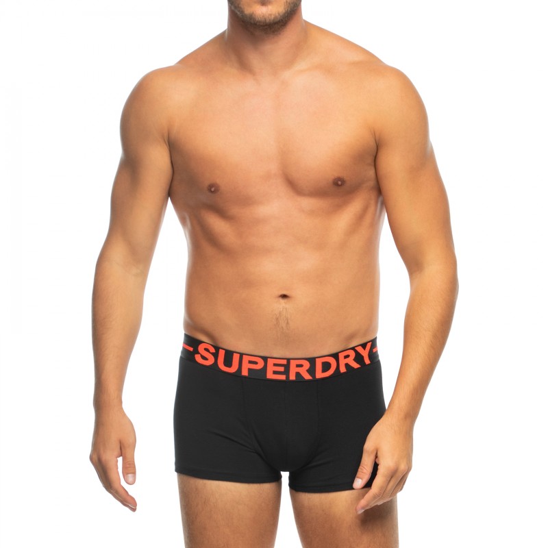 Superdry_3-erSet_Trunks_Schwarz,Grau&Orange