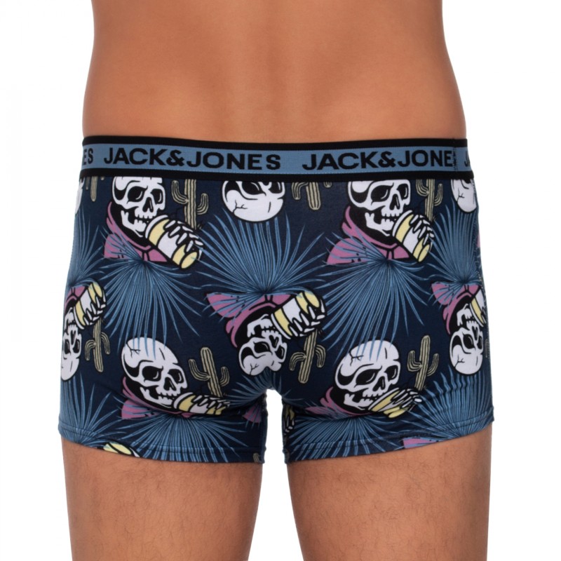 Boxerman_Herrenunterwäsche_Boxershorts_Jack & Jones_Set_Trunks_Schwarz, Blau & Motiv