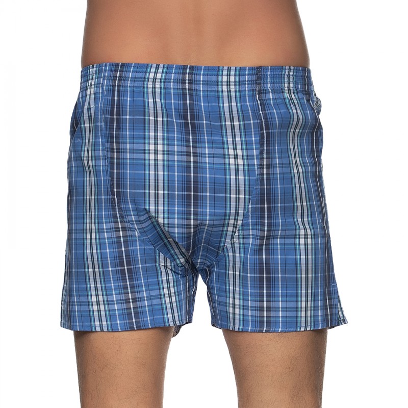 Boxerman_Herrenunterwäsche_D.E.A.L International_Boxershorts_Blau_kariert